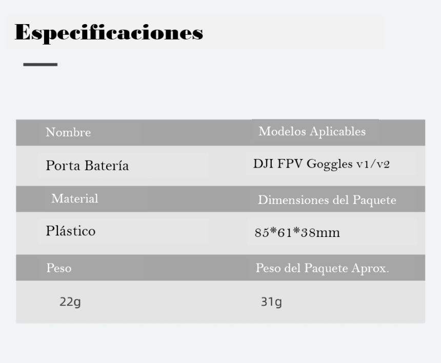 Nueva batería BZX170-2600-7.2 para gafas DJI FPV 2 gafas compatibl con batería 2 gafas de vuelo FPV accorios V2 baterías para dron - AliExprs 509 Nueva batería BZX170-2600-7.2 para gafas DJI FPV 2 gafas compatibl con batería 2 gafas de vuelo FPV accorios V2 baterías para dron - AliExprs 509